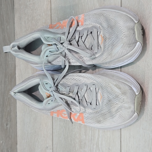 Hoka One One Mens Bondi 8 Athletic Running Shoes Sneakers Sz 9B - Picture 3 of 13